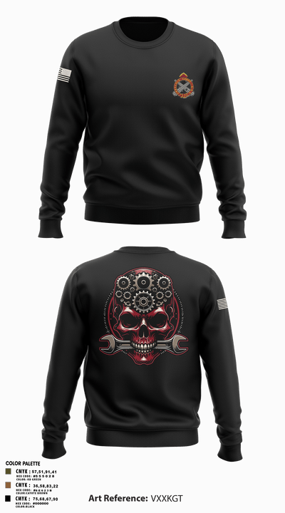531st Hospital Center 19042289 Crew Neck Sweatshirt - 3