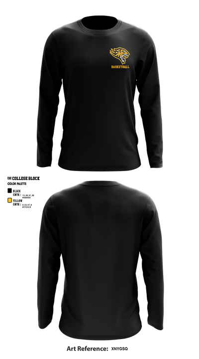 Kensington Multiplex High School Basketball 64272844 Long Sleeve Performance Shirt 3