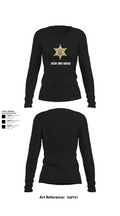 DCSO 2nd Squad 88139355 Women's Long Sleeve V-neck Shirt - 21