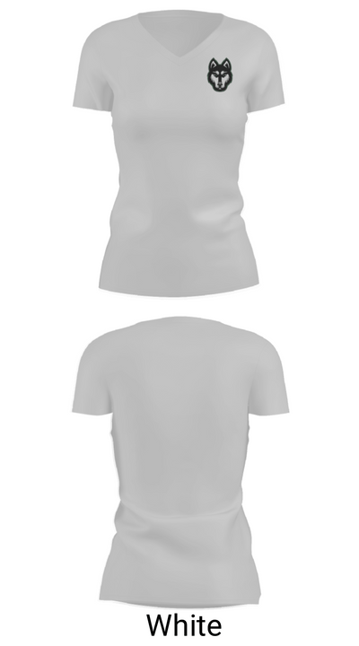 Hartford High School Cheer 40549424 Women's Short Sleeve V-neck Shirt - 19