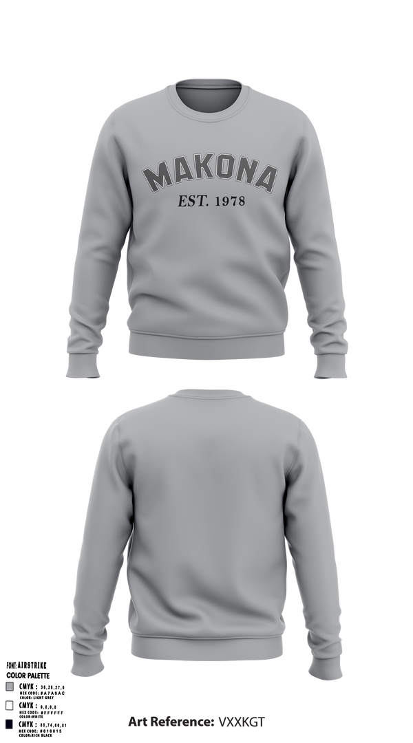 Crew Neck Sweatshirt, MKA, E-Sports, Teamtime, Team time, sublimation, custom sports apparel, team uniforms, spirit wear, spiritwear, sports uniforms, custom shirts, team store, custom team store, fundraiser sports, apparel fundraiser