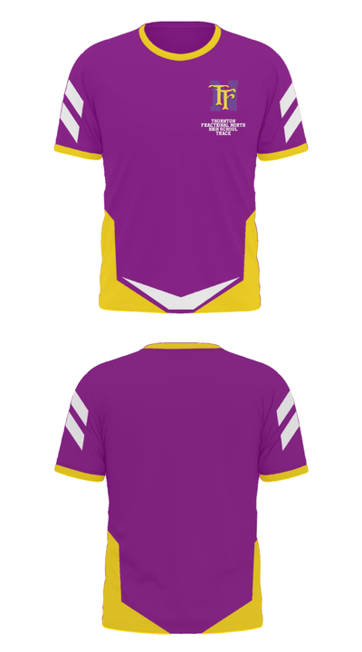 Thornton Fractional North High School Track 63462555 Short Sleeve Performance Polo - 35