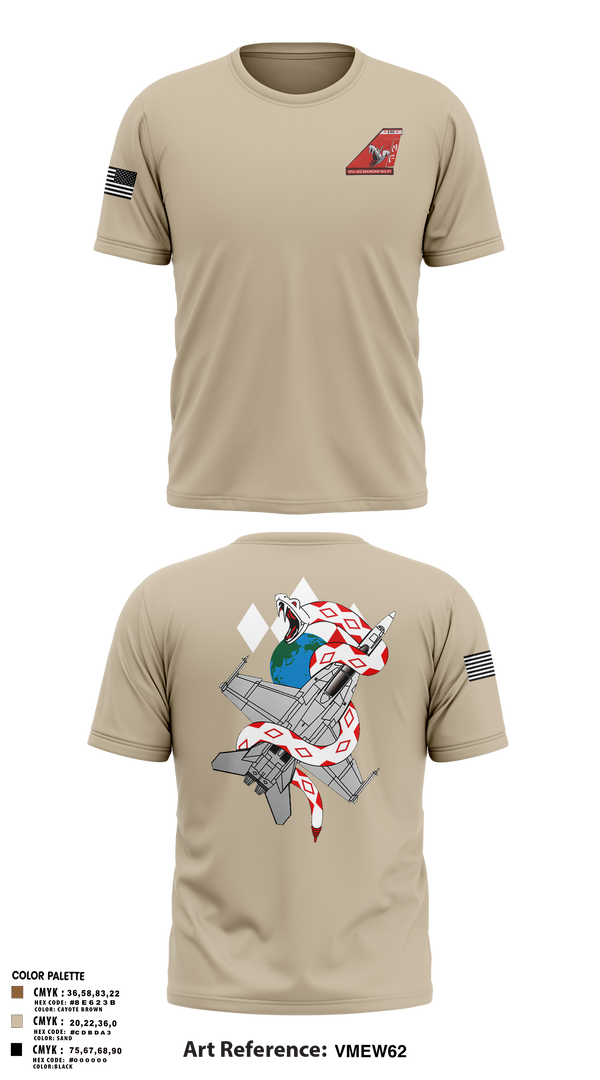 Old School Cotton Feel Shirt, VFA-102, , Teamtime, Team time, sublimation, custom sports apparel, team uniforms, spirit wear, spiritwear, sports uniforms, custom shirts, team store, custom team store, fundraiser sports, apparel fundraiser