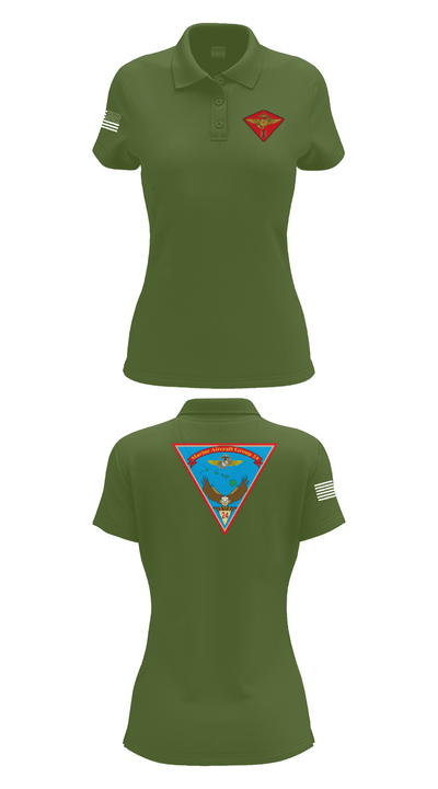 Marine Air Group 24 32391498 Women's Short Sleeve Performance Polo  - 55