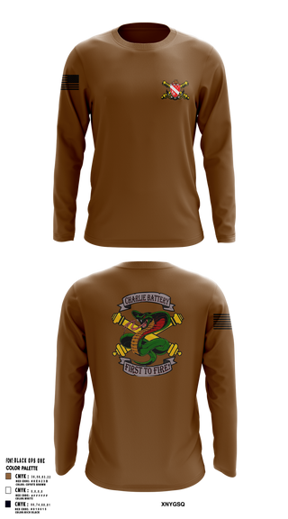 Long Sleeve Performance Shirt, 1-7FA Cobra Btry, , Teamtime, Team time, sublimation, custom sports apparel, team uniforms, spirit wear, spiritwear, sports uniforms, custom shirts, team store, custom team store, fundraiser sports, apparel fundraiser