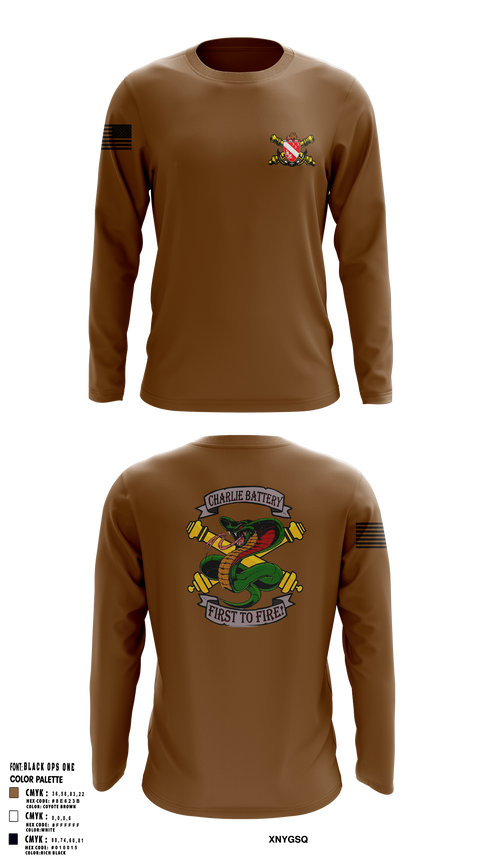 Long Sleeve Performance Shirt, 1-7FA Cobra Btry, , Teamtime, Team time, sublimation, custom sports apparel, team uniforms, spirit wear, spiritwear, sports uniforms, custom shirts, team store, custom team store, fundraiser sports, apparel fundraiser