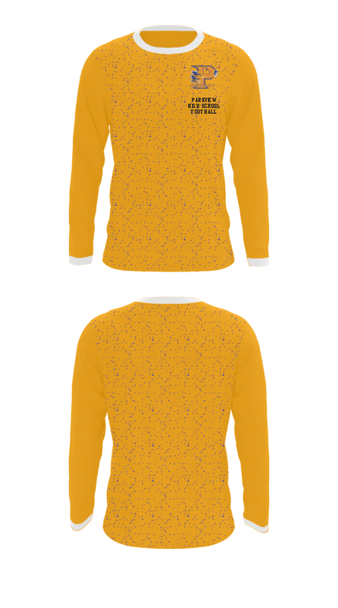Long Sleeve Performance Shirt, Parkview High School Football, Football, Teamtime, Team time, sublimation, custom sports apparel, team uniforms, spirit wear, spiritwear, sports uniforms, custom shirts, team store, custom team store, fundraiser sports, apparel fundraiser