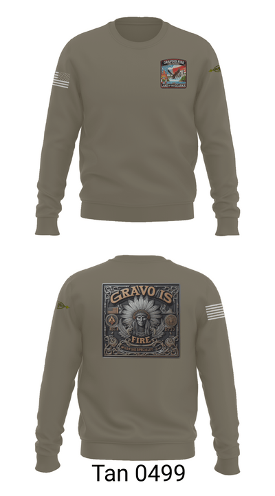 Gravois Fire Special Operations 80045989 Crew Neck Sweatshirt - 65