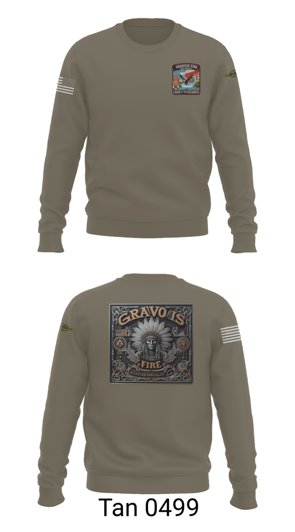 Crew Neck Sweatshirt, Gravois Fire Special Operations, Fire Department, Teamtime, Team time, sublimation, custom sports apparel, team uniforms, spirit wear, spiritwear, sports uniforms, custom shirts, team store, custom team store, fundraiser sports, apparel fundraiser
