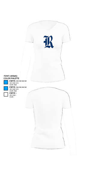 Womens Short Sleeve Vneck Shirt, Ringgold High School Cheer, Cheer, Teamtime, Team time, sublimation, custom sports apparel, team uniforms, spirit wear, spiritwear, sports uniforms, custom shirts, team store, custom team store, fundraiser sports, apparel fundraiser