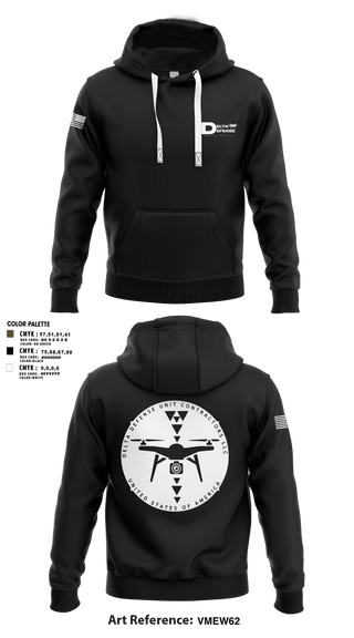 Hoodie, Delta Defense Unit, Police, Teamtime, Team time, sublimation, custom sports apparel, team uniforms, spirit wear, spiritwear, sports uniforms, custom shirts, team store, custom team store, fundraiser sports, apparel fundraiser