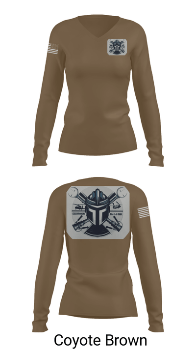 2-4 GSAB ECHO CO. 68271986 Women's Long Sleeve V-neck Shirt - 17