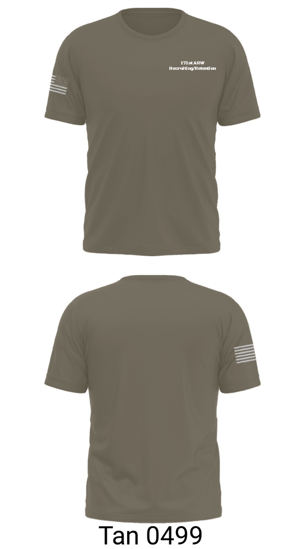 Short Sleeve Performance Shirt, 171st ARW Recruiting/Retention, Air Force, Teamtime, Team time, sublimation, custom sports apparel, team uniforms, spirit wear, spiritwear, sports uniforms, custom shirts, team store, custom team store, fundraiser sports, apparel fundraiser