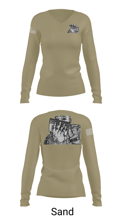 29th MP CO. 14693703 Women's Long Sleeve V-neck Shirt - 97