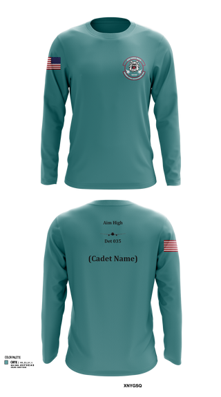 Long Sleeve Performance Shirt, Detachment 035, Air Force, Teamtime, Team time, sublimation, custom sports apparel, team uniforms, spirit wear, spiritwear, sports uniforms, custom shirts, team store, custom team store, fundraiser sports, apparel fundraiser