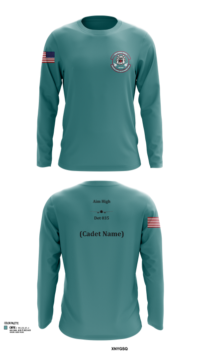 Detachment 035 78200386 Long Sleeve Performance Shirt 107