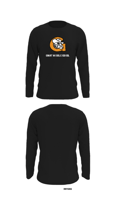 Grant Middle School 1260816 Long Sleeve Performance Shirt - 27
