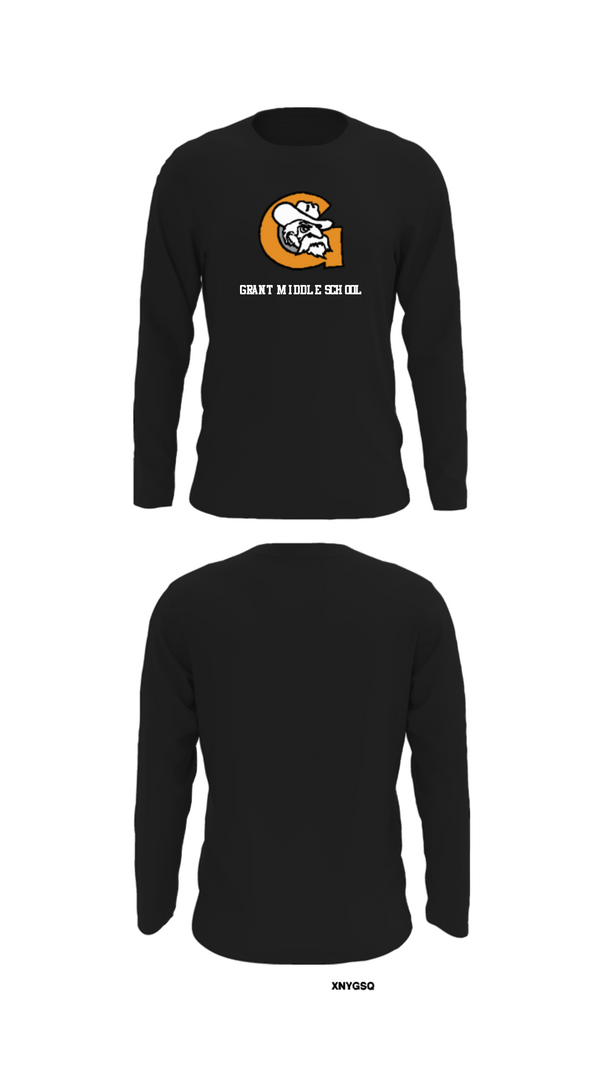Long Sleeve Performance Shirt, Grant Middle School, Spirit Store, Teamtime, Team time, sublimation, custom sports apparel, team uniforms, spirit wear, spiritwear, sports uniforms, custom shirts, team store, custom team store, fundraiser sports, apparel fundraiser