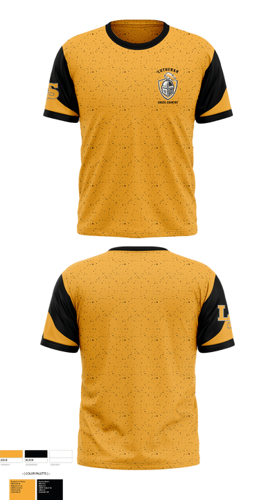 Lutheran High School South Cross Country 50596154 Short Sleeve Performance Shirt - 1