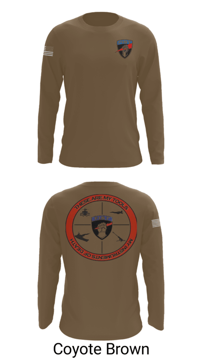 Bravo 1/78th FA 82804749 Long Sleeve Performance Shirt - 6