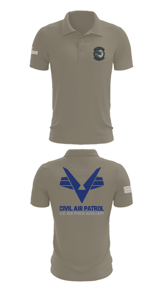 Short Sleeve Performance Polo, Sunlake High School Cadet Squadron, Air Force, Teamtime, Team time, sublimation, custom sports apparel, team uniforms, spirit wear, spiritwear, sports uniforms, custom shirts, team store, custom team store, fundraiser sports, apparel fundraiser