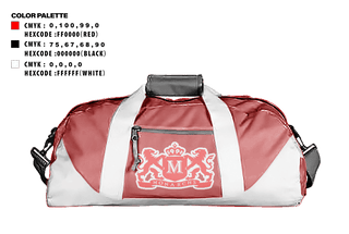 Duffle Bag, Monarchs, Women's Soccer, Teamtime, Team time, sublimation, custom sports apparel, team uniforms, spirit wear, spiritwear, sports uniforms, custom shirts, team store, custom team store, fundraiser sports, apparel fundraiser