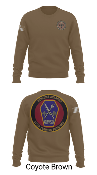 Crew Neck Sweatshirt, 345 TRS, Air Force, Teamtime, Team time, sublimation, custom sports apparel, team uniforms, spirit wear, spiritwear, sports uniforms, custom shirts, team store, custom team store, fundraiser sports, apparel fundraiser