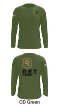 RET CORP 33326250 Long Sleeve Performance Shirt - 44