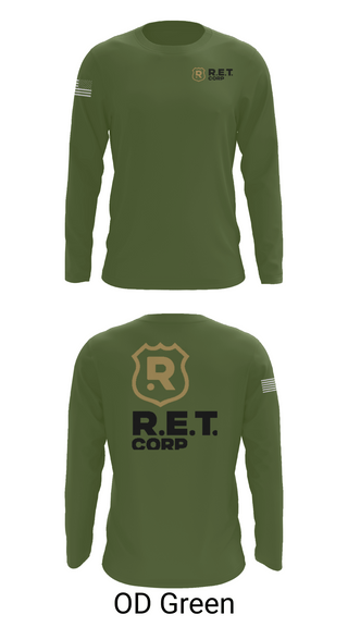Long Sleeve Performance Shirt, RET CORP, Police, Teamtime, Team time, sublimation, custom sports apparel, team uniforms, spirit wear, spiritwear, sports uniforms, custom shirts, team store, custom team store, fundraiser sports, apparel fundraiser