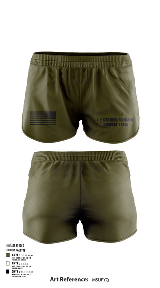 Ranger Panties, 1-2 striker brigade combat team, Army, Teamtime, Team time, sublimation, custom sports apparel, team uniforms, spirit wear, spiritwear, sports uniforms, custom shirts, team store, custom team store, fundraiser sports, apparel fundraiser