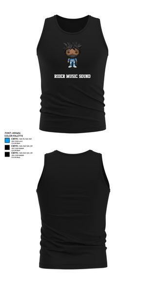 Tank Top, Rider Music Sound, , Teamtime, Team time, sublimation, custom sports apparel, team uniforms, spirit wear, spiritwear, sports uniforms, custom shirts, team store, custom team store, fundraiser sports, apparel fundraiser