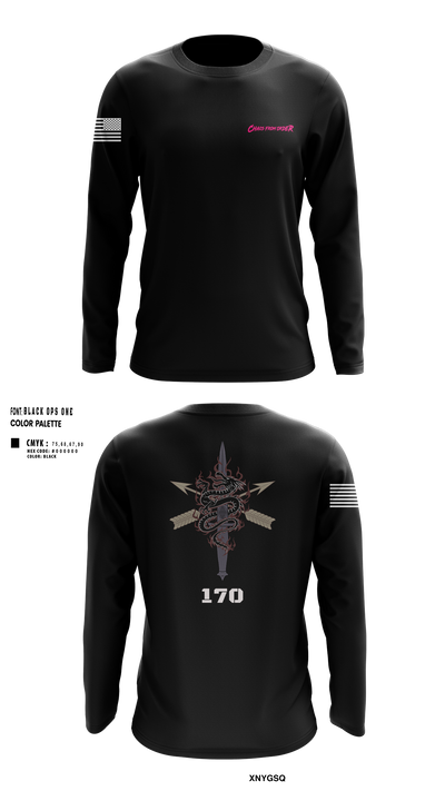 ODB 170, Alpha Company, 3rd BN, 1SFG (A) Long Sleeve Performance Shirt 29