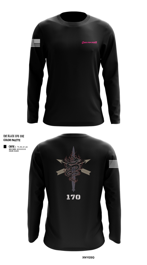 Long Sleeve Performance Shirt, ODB 170, Alpha Company, 3rd BN, 1SFG(A), Army, Teamtime, Team time, sublimation, custom sports apparel, team uniforms, spirit wear, spiritwear, sports uniforms, custom shirts, team store, custom team store, fundraiser sports, apparel fundraiser
