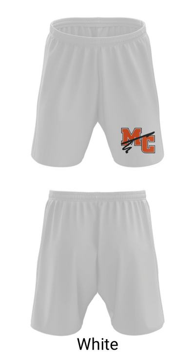 Marine City Middle School Cheer 35869165 Athletic Shorts With Pockets - 1
