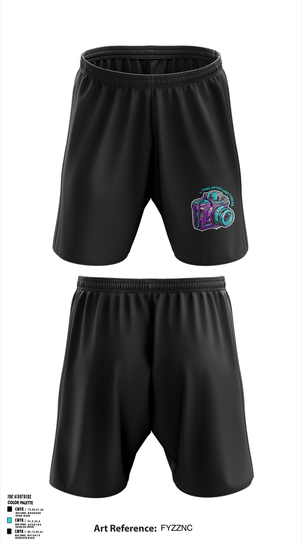 Athletic Shorts With Pockets, Prime Optics Sports Media, , Teamtime, Team time, sublimation, custom sports apparel, team uniforms, spirit wear, spiritwear, sports uniforms, custom shirts, team store, custom team store, fundraiser sports, apparel fundraiser