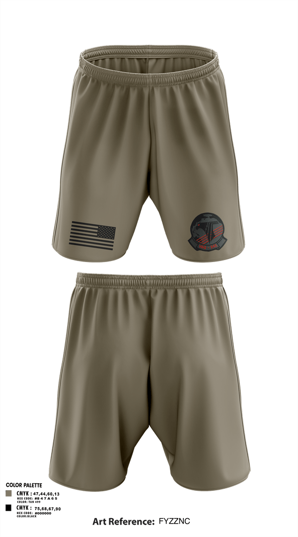 Athletic Shorts With Pockets, VAQ-141, Navy, Teamtime, Team time, sublimation, custom sports apparel, team uniforms, spirit wear, spiritwear, sports uniforms, custom shirts, team store, custom team store, fundraiser sports, apparel fundraiser