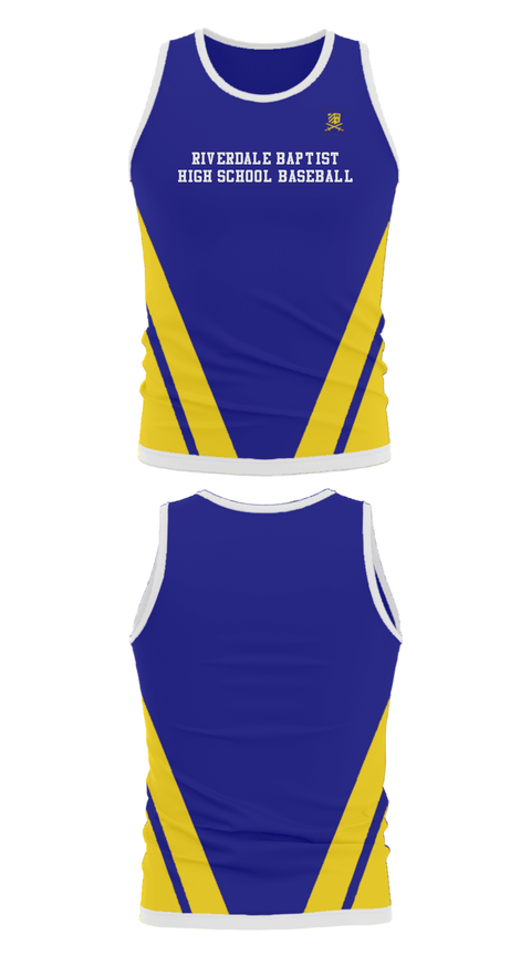 Tank Top, Riverdale Baptist High School Baseball, Baseball, Teamtime, Team time, sublimation, custom sports apparel, team uniforms, spirit wear, spiritwear, sports uniforms, custom shirts, team store, custom team store, fundraiser sports, apparel fundraiser
