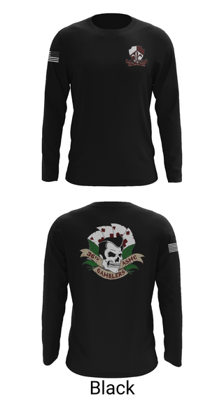 Long Sleeve Performance Shirt, Gamblers, Army, Teamtime, Team time, sublimation, custom sports apparel, team uniforms, spirit wear, spiritwear, sports uniforms, custom shirts, team store, custom team store, fundraiser sports, apparel fundraiser