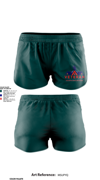 Womens Shorts, Veteran Contracting Servíces, , Teamtime, Team time, sublimation, custom sports apparel, team uniforms, spirit wear, spiritwear, sports uniforms, custom shirts, team store, custom team store, fundraiser sports, apparel fundraiser