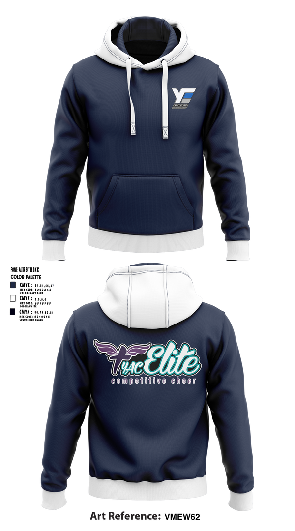 Hoodie, YAC Foundation (Young Athletes For Christ), Spirit Store, Teamtime, Team time, sublimation, custom sports apparel, team uniforms, spirit wear, spiritwear, sports uniforms, custom shirts, team store, custom team store, fundraiser sports, apparel fundraiser