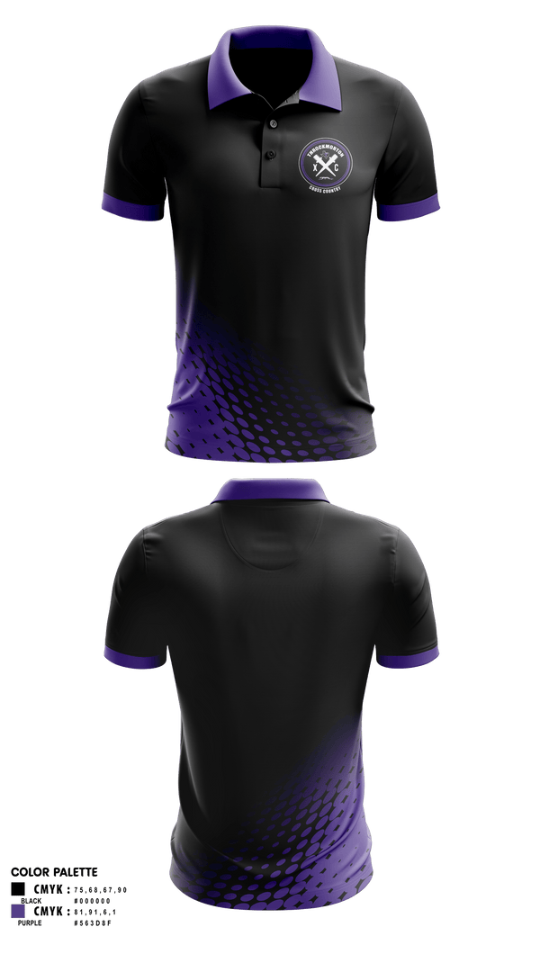 Short Sleeve Performance Polo, Throckmorton High School Track and Field, Track & Field, Teamtime, Team time, sublimation, custom sports apparel, team uniforms, spirit wear, spiritwear, sports uniforms, custom shirts, team store, custom team store, fundraiser sports, apparel fundraiser