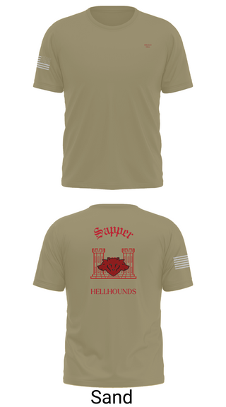 Old School Cotton Feel Shirt, 811th EN CO, , Teamtime, Team time, sublimation, custom sports apparel, team uniforms, spirit wear, spiritwear, sports uniforms, custom shirts, team store, custom team store, fundraiser sports, apparel fundraiser