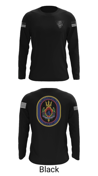 Long Sleeve Performance Shirt, USS Nebraska, Navy, Teamtime, Team time, sublimation, custom sports apparel, team uniforms, spirit wear, spiritwear, sports uniforms, custom shirts, team store, custom team store, fundraiser sports, apparel fundraiser