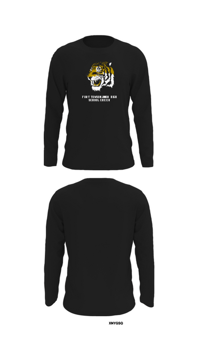 Fort Towson Junior High School Cheer 44003548 Long Sleeve Performance Shirt - 14