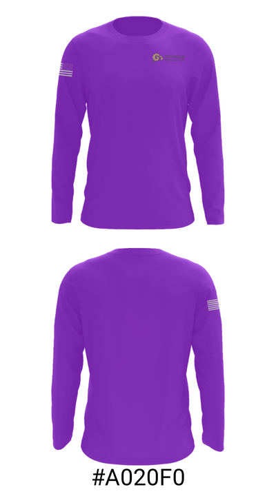 Robinson Middle School Track 2312219 Long Sleeve Performance Shirt - 18