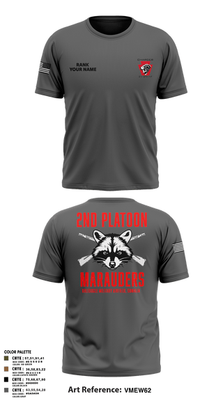 Short Sleeve Performance Shirt, Charger Co. / 2-112th Infantry Battalion, National Guard, Teamtime, Team time, sublimation, custom sports apparel, team uniforms, spirit wear, spiritwear, sports uniforms, custom shirts, team store, custom team store, fundraiser sports, apparel fundraiser