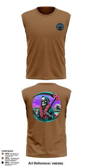 Sleeveless Performance Shirt, REAPERS, FT SHAFTER, , Teamtime, Team time, sublimation, custom sports apparel, team uniforms, spirit wear, spiritwear, sports uniforms, custom shirts, team store, custom team store, fundraiser sports, apparel fundraiser