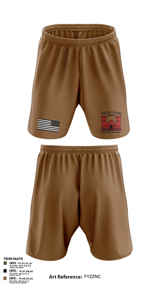 Athletic Shorts With Pockets, 305th En Co, Army, Teamtime, Team time, sublimation, custom sports apparel, team uniforms, spirit wear, spiritwear, sports uniforms, custom shirts, team store, custom team store, fundraiser sports, apparel fundraiser