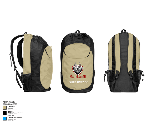 Gear Bag, Eagle troop 2/2, Army, Teamtime, Team time, sublimation, custom sports apparel, team uniforms, spirit wear, spiritwear, sports uniforms, custom shirts, team store, custom team store, fundraiser sports, apparel fundraiser
