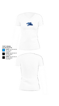 CT Johnson High School Wrestling 31935776 Women's Short Sleeve V-neck Shirt - 18